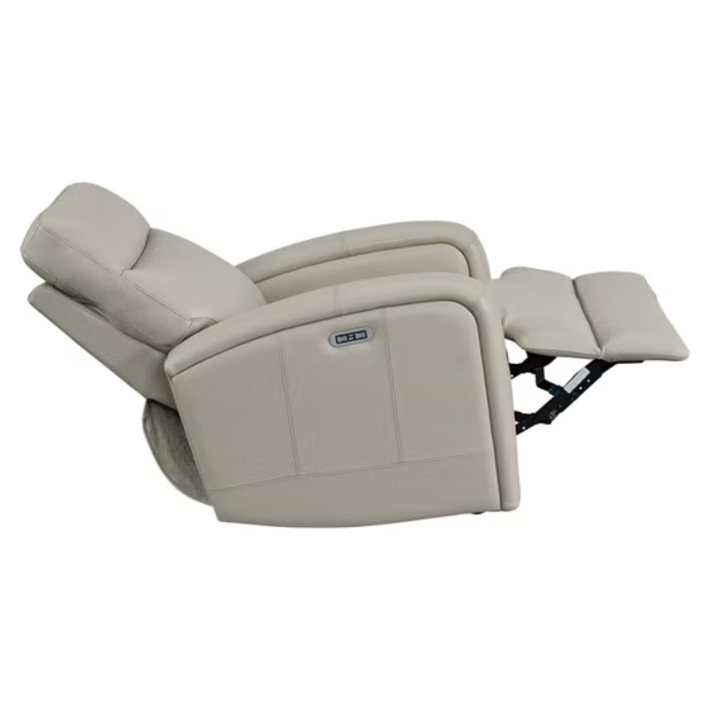 Sora Ridge – Full-grain leather motorized reclining and sliding armchair