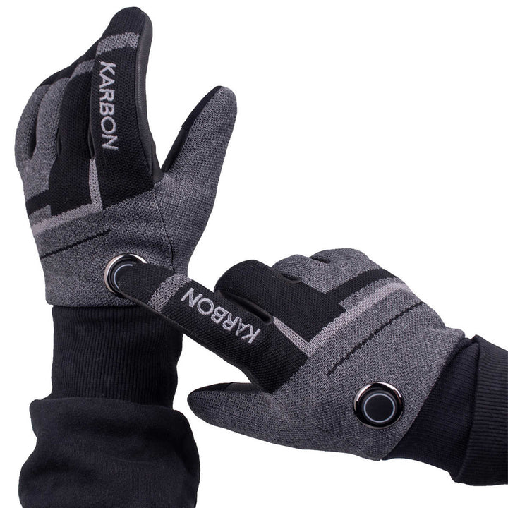 Karbon – Gants chauffants hybrides en tricot 3D