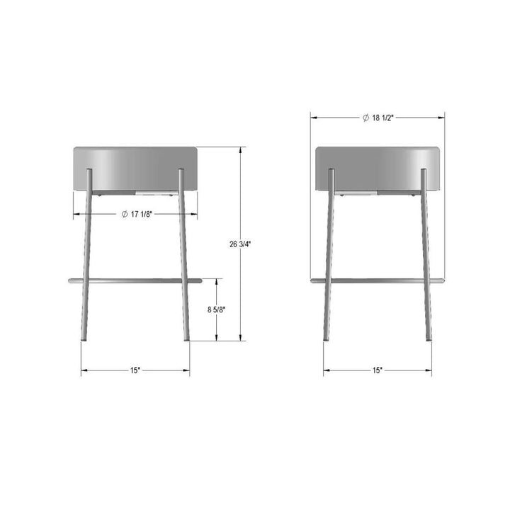 Amisco Clovis - Counter Stool