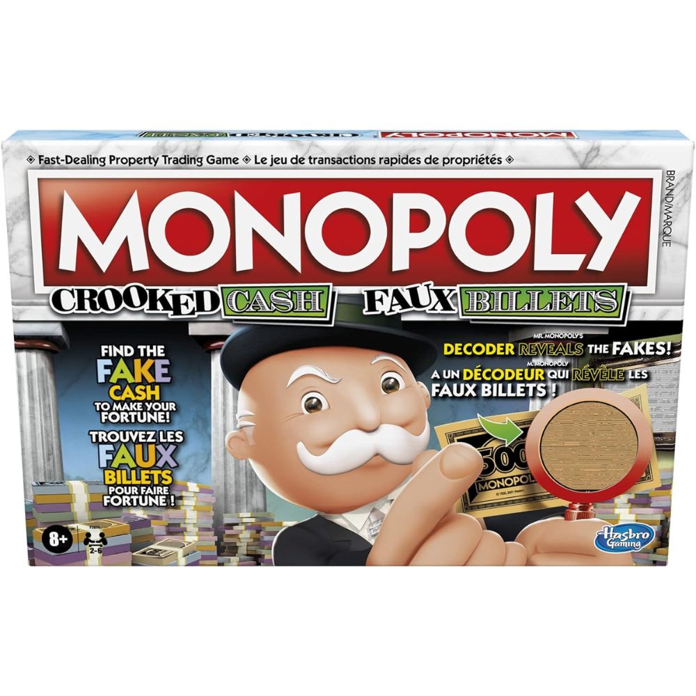 Hasbro - Monopoly Jeu de société à monnaie tordue