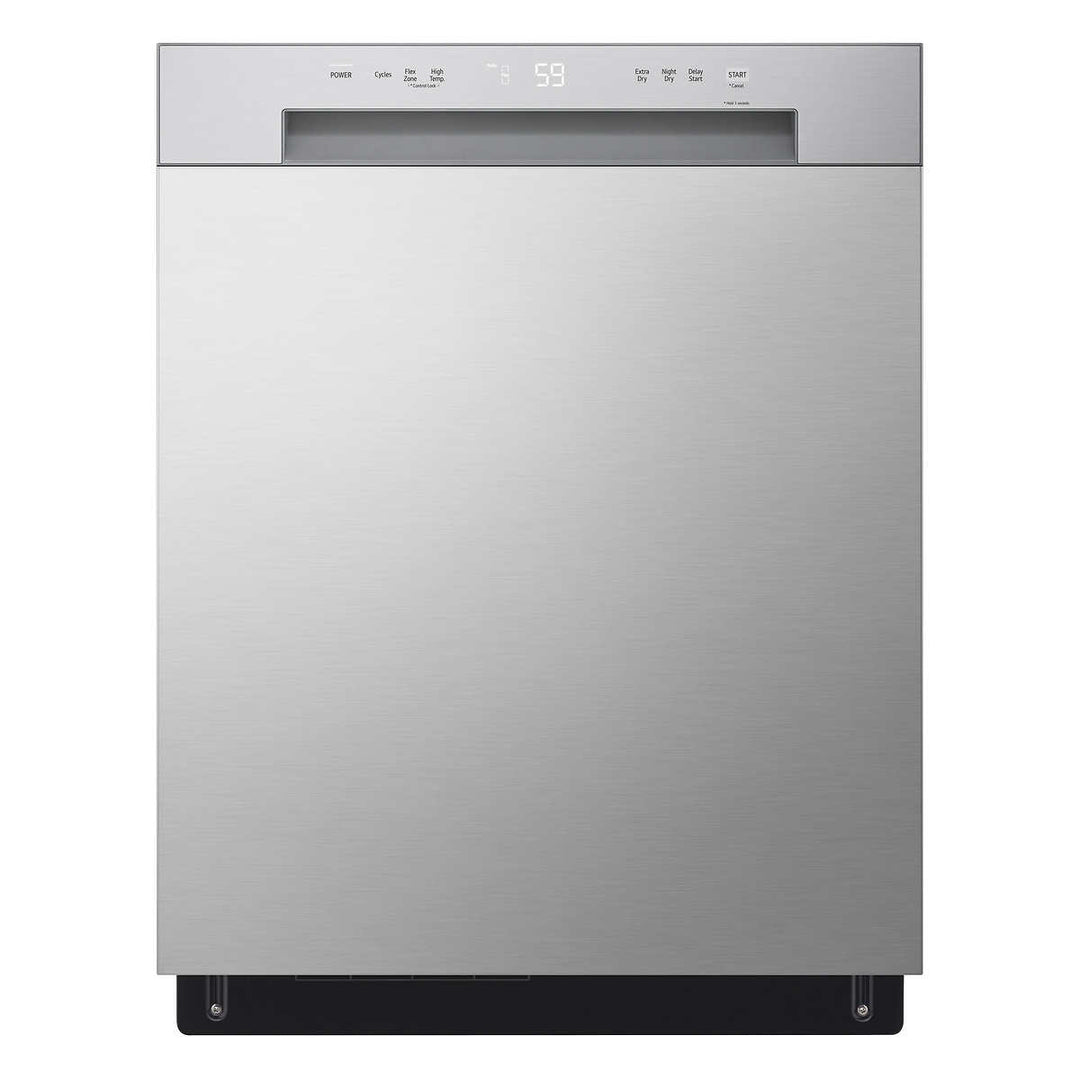 LG - Lave-vaisselle à commande frontale de 24 po