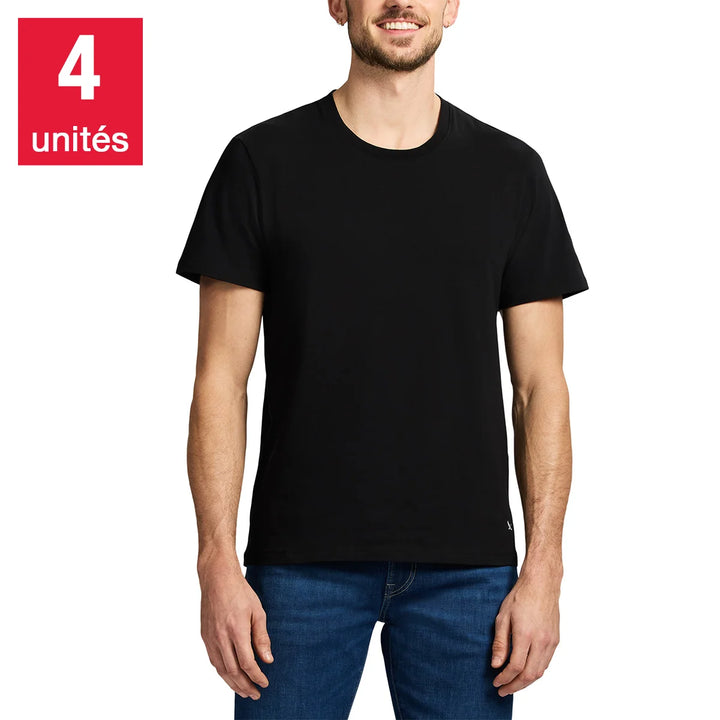 Eddie Bauer - T-shirt ras du cou en coton, paquet de 4