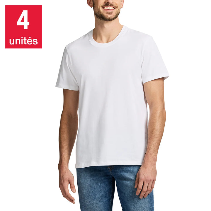 Eddie Bauer - T-shirt ras du cou en coton, paquet de 4