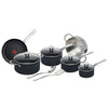 T-Fal - 12-Piece Nonstick Cookware Set
