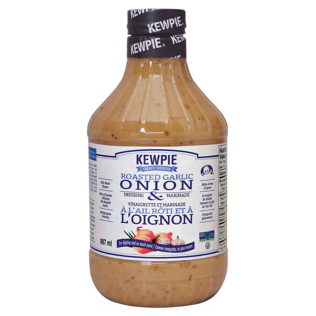 Kewpie - Vinaigrette et marinade à l'ail rôti et aux oignons