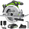 Greenworks - 24 V 16.5 cm Circular Saw Set, 4800 RPM