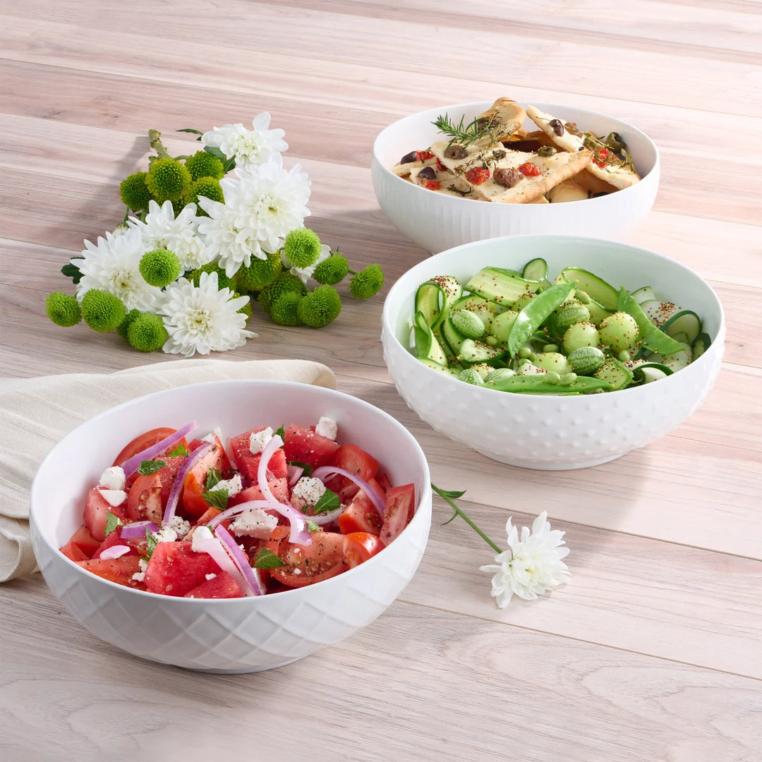 Trudeau 3-Piece Porcelain Serving Bowl Set – CHAP Aubaines