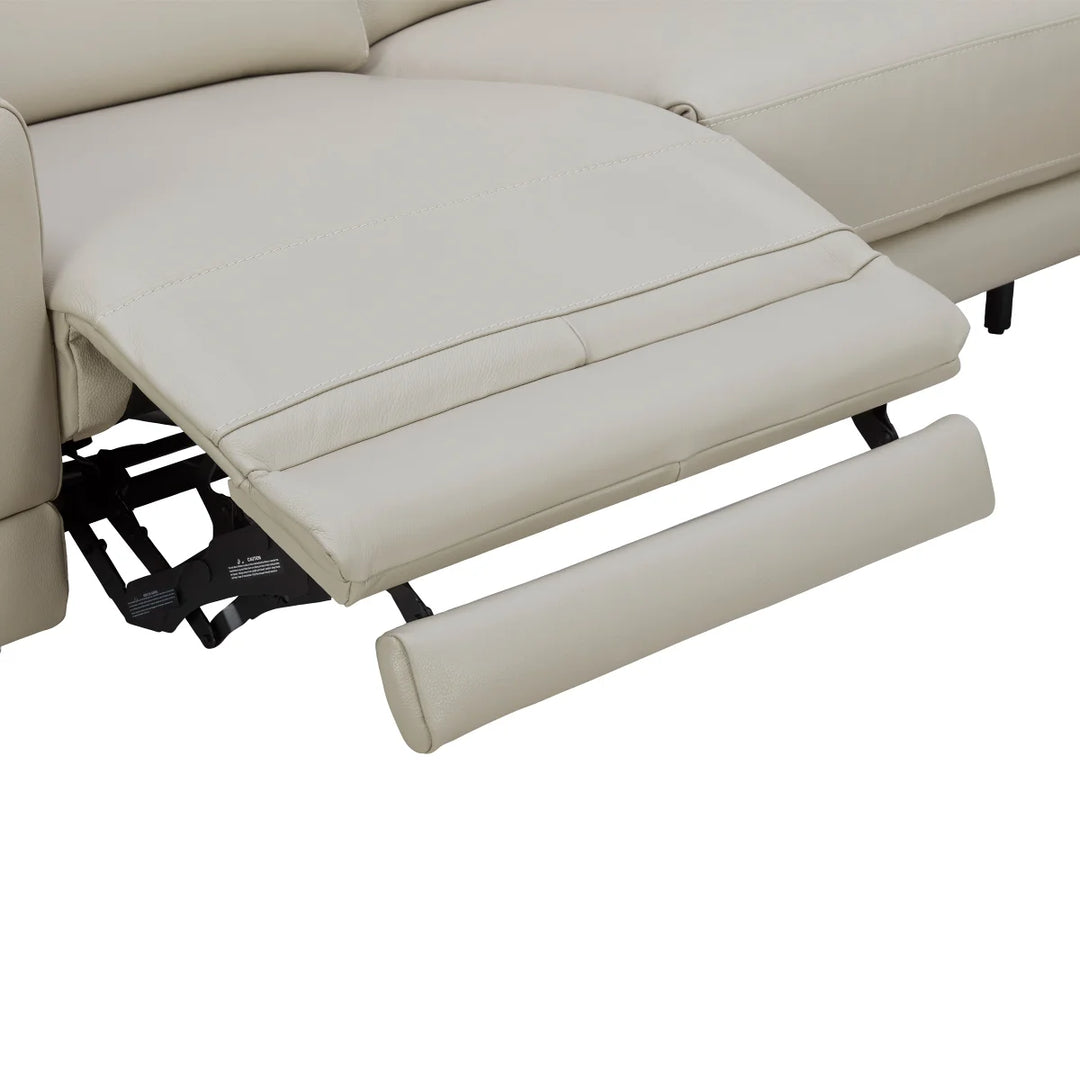 Aiden & Ivy - Canapé d'angle inclinable électrique