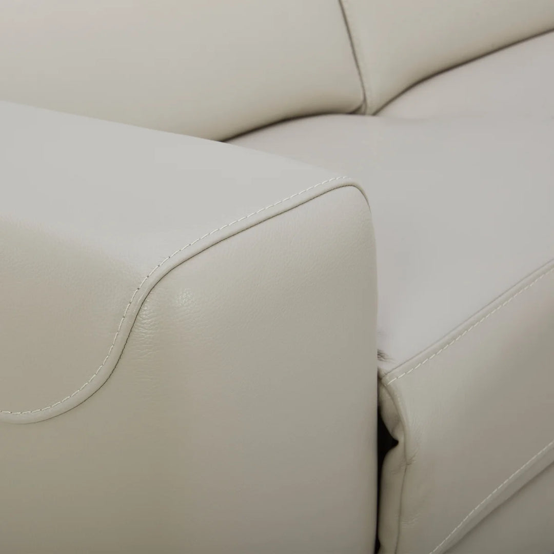 Aiden & Ivy - Canapé d'angle inclinable électrique