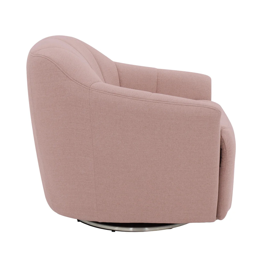 Moto Motion Fiona Fabric Swivel Chair with Power Footrest