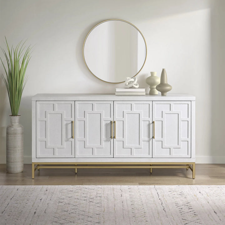 Bayside Furnishings – Meuble d'appoint Sylvie de 182,9 cm (72 po)