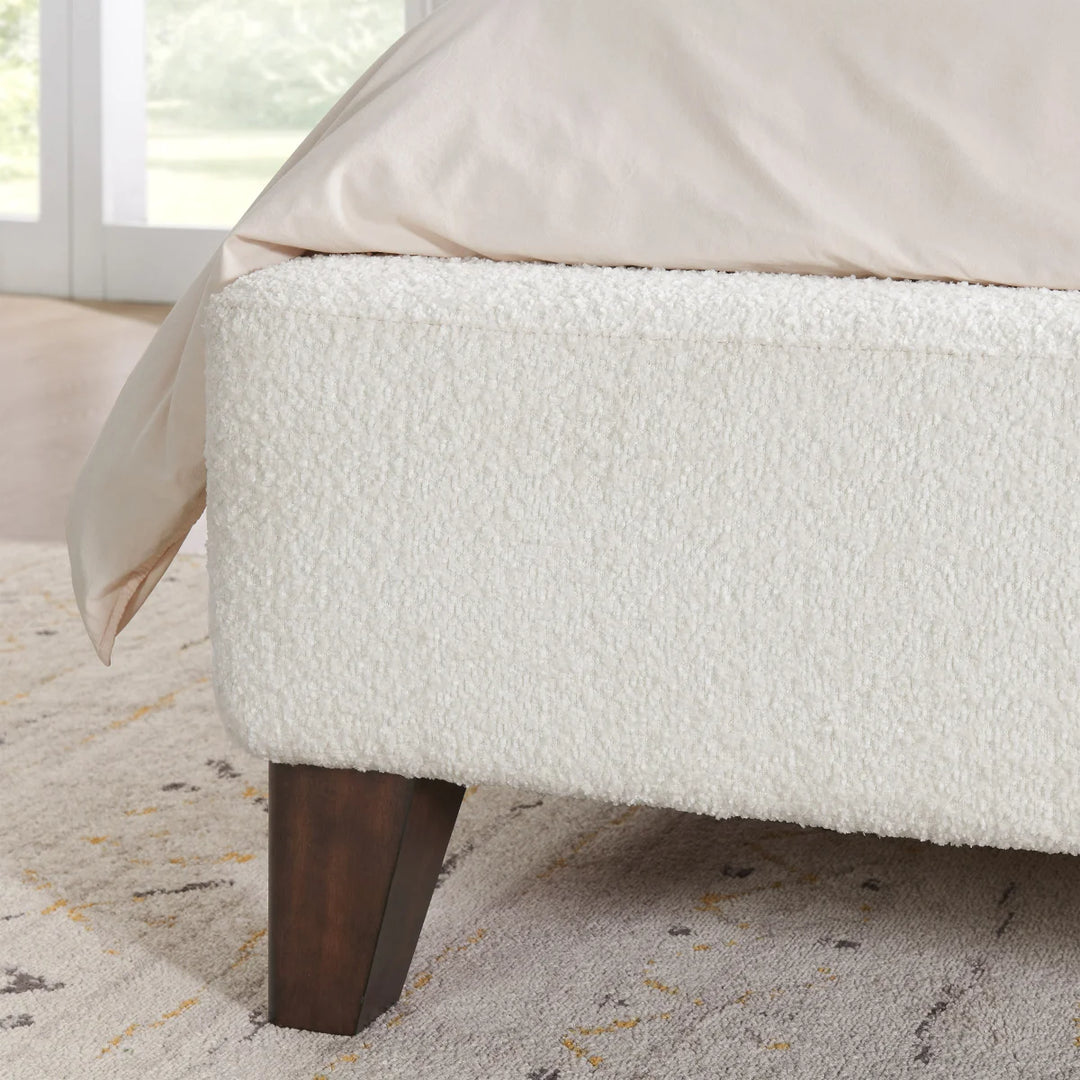 Harper Ridge – Lit recouvert de tissu bouclé