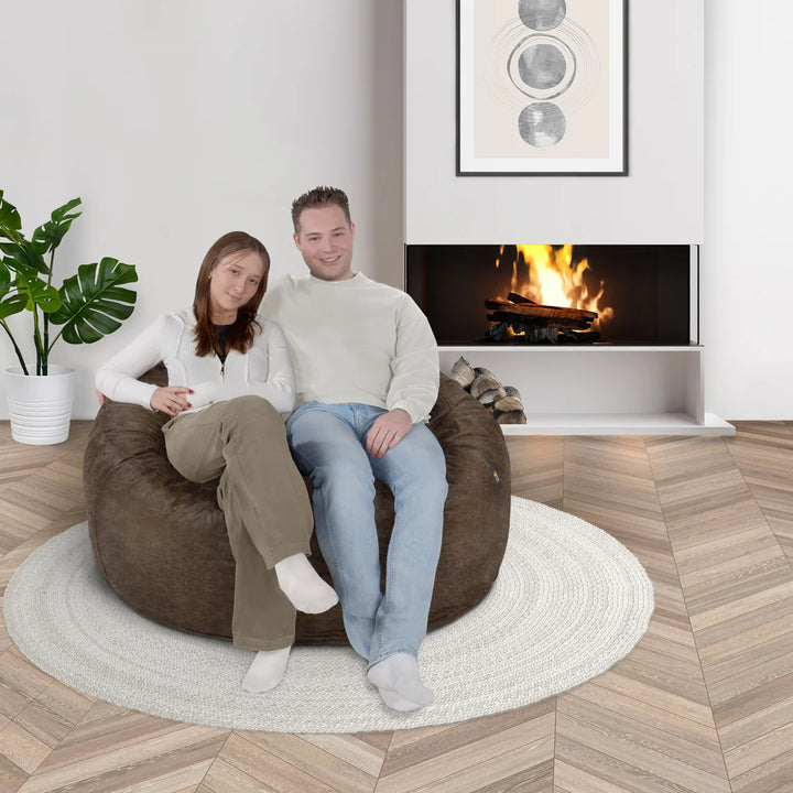 Lounge & Co. Oversized Faux Suede Lounger