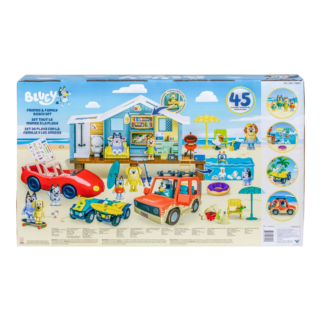 Bluey - Ensemble de jeu de plage avec famille et amis S11 – CHAP Aubaines Bluey - Ensemble de jeu de plage avec famille et amis S11 – CHAP Aubaines