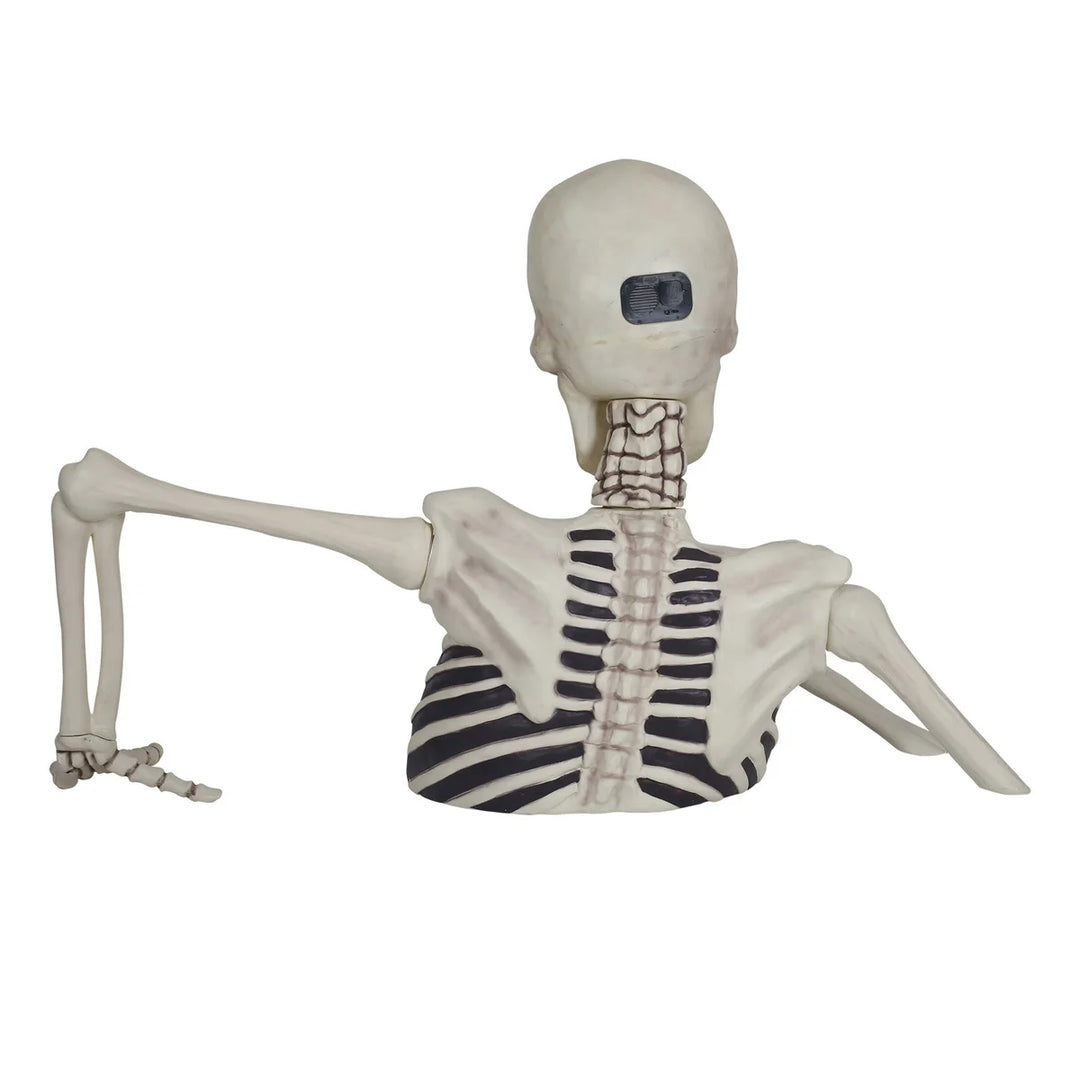 Squelette géant révolutionnaire d'Halloween avec yeux LCD