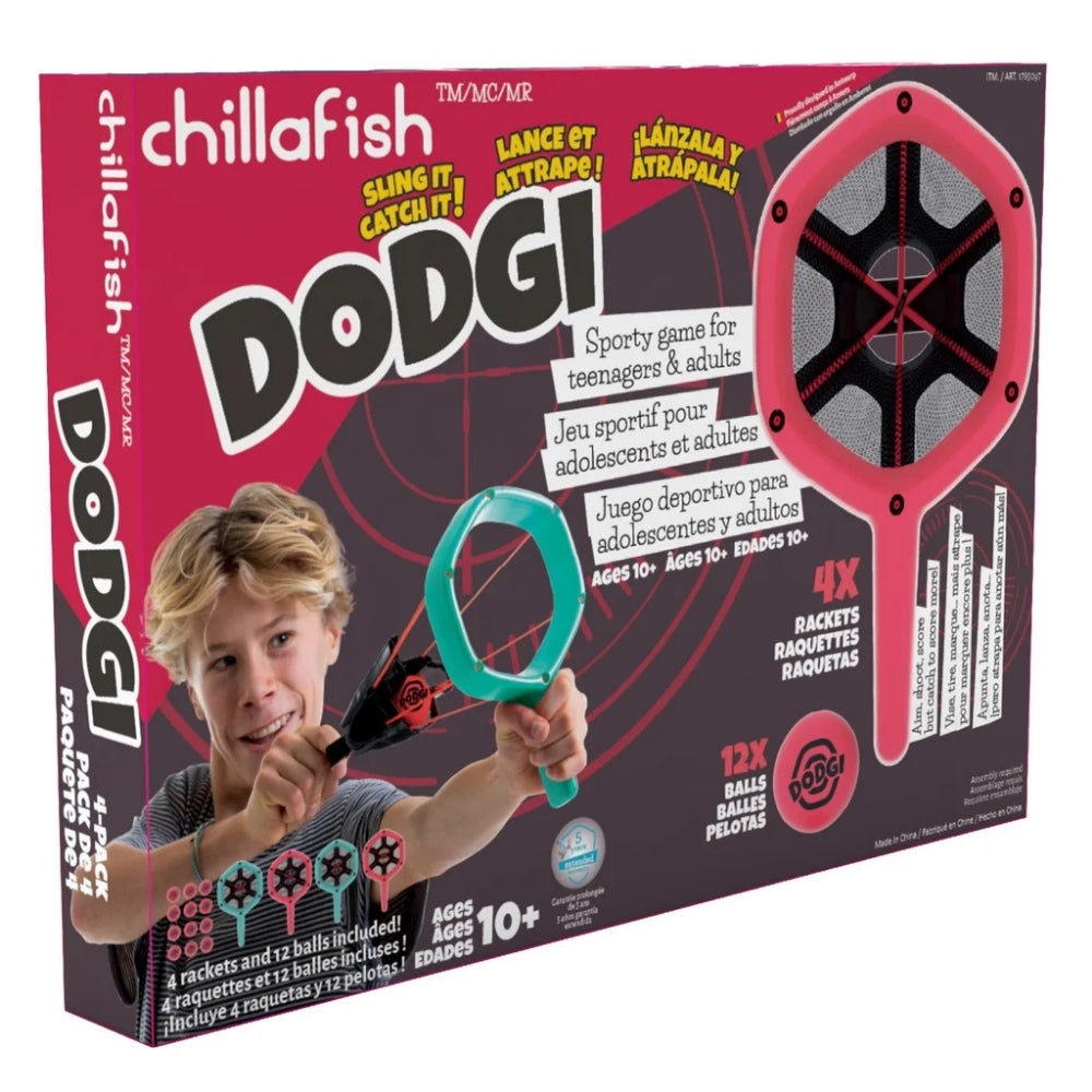 Dodgi - Tire et attrape, paquet de 4