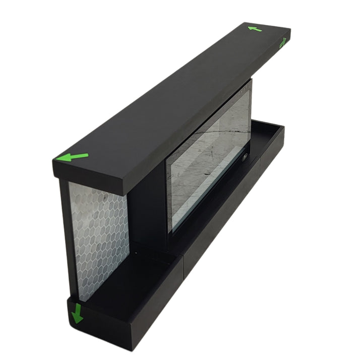 ActiveFlame Decor Fireplace Floating Mantel Shelf with Lighting