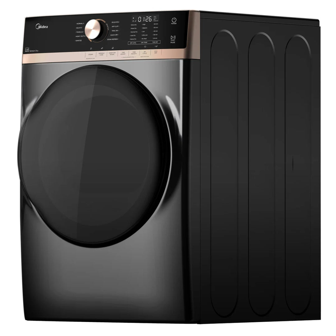 Midea - Electric Dryer, 8 cu ft