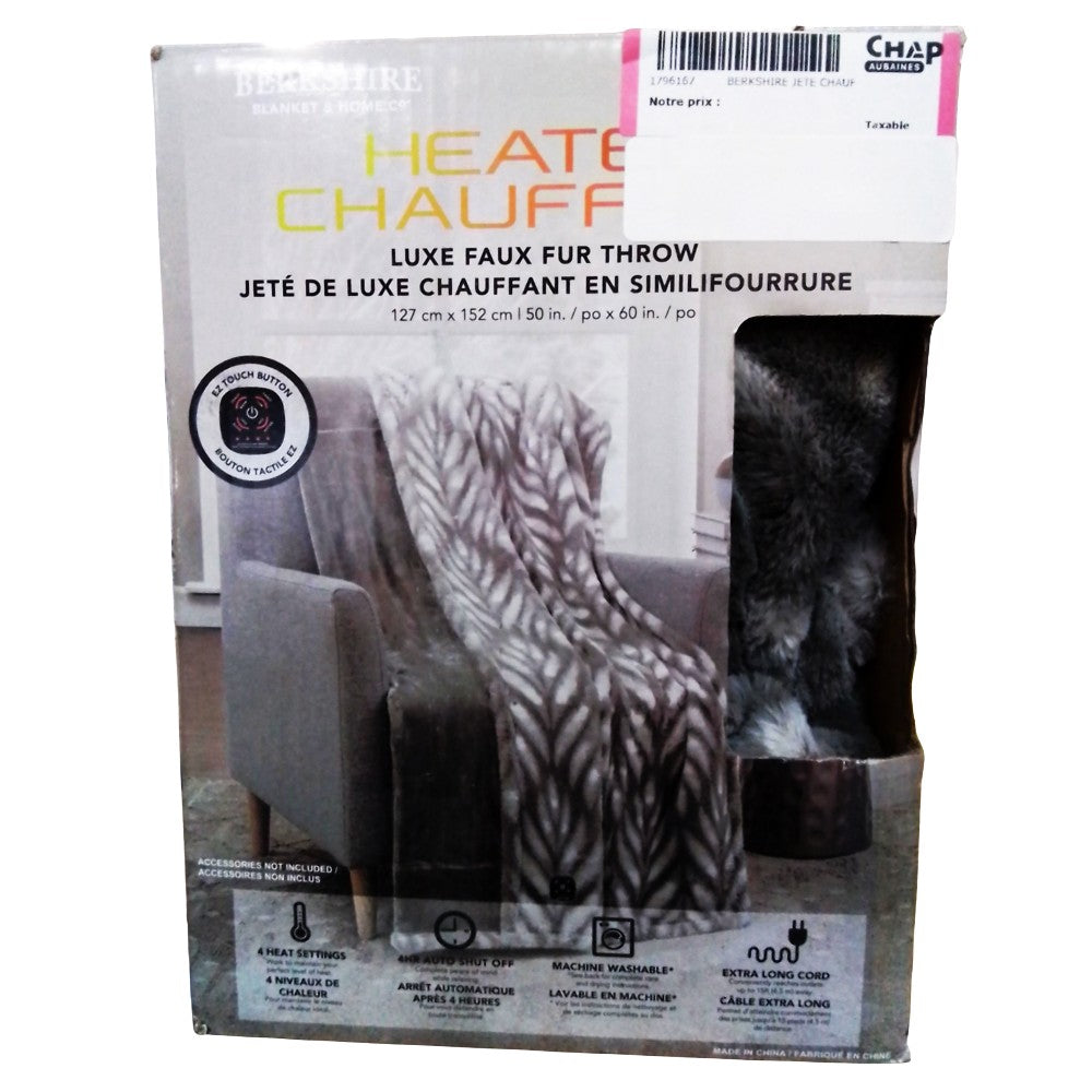Berkshire Faux Fur Heated Throw