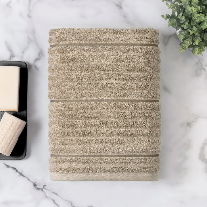WelHome Bumpy Rib Bath Towel