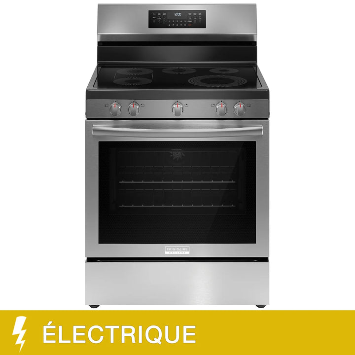 Frigidaire Gallery - Cuisinière électrique à 5 brûleurs de 30 po, 5,3 pi³