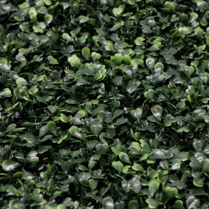 Golden Select - Artificial Boxwood Hedge Panel with Lights, pack of 4