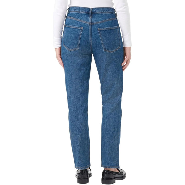 Kirkland Signature High-Rise Straight Leg Jeans