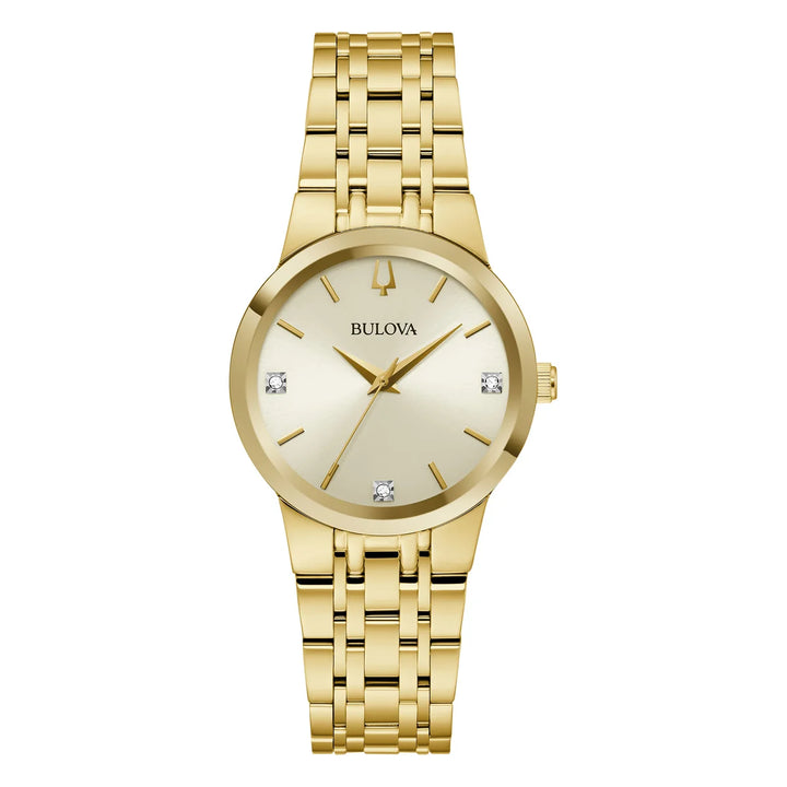 Bulova - Montre avec cadran champagne - 97P159