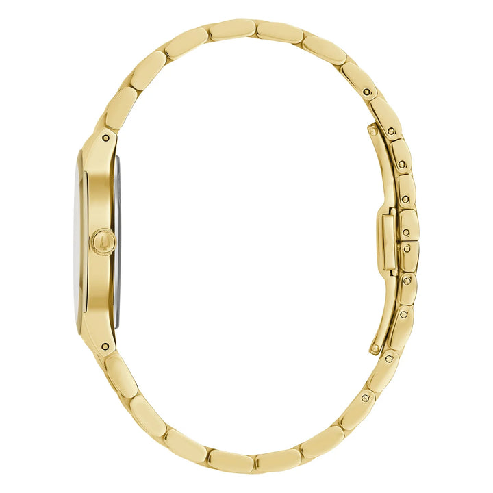 Bulova - Montre avec cadran champagne - 97P159