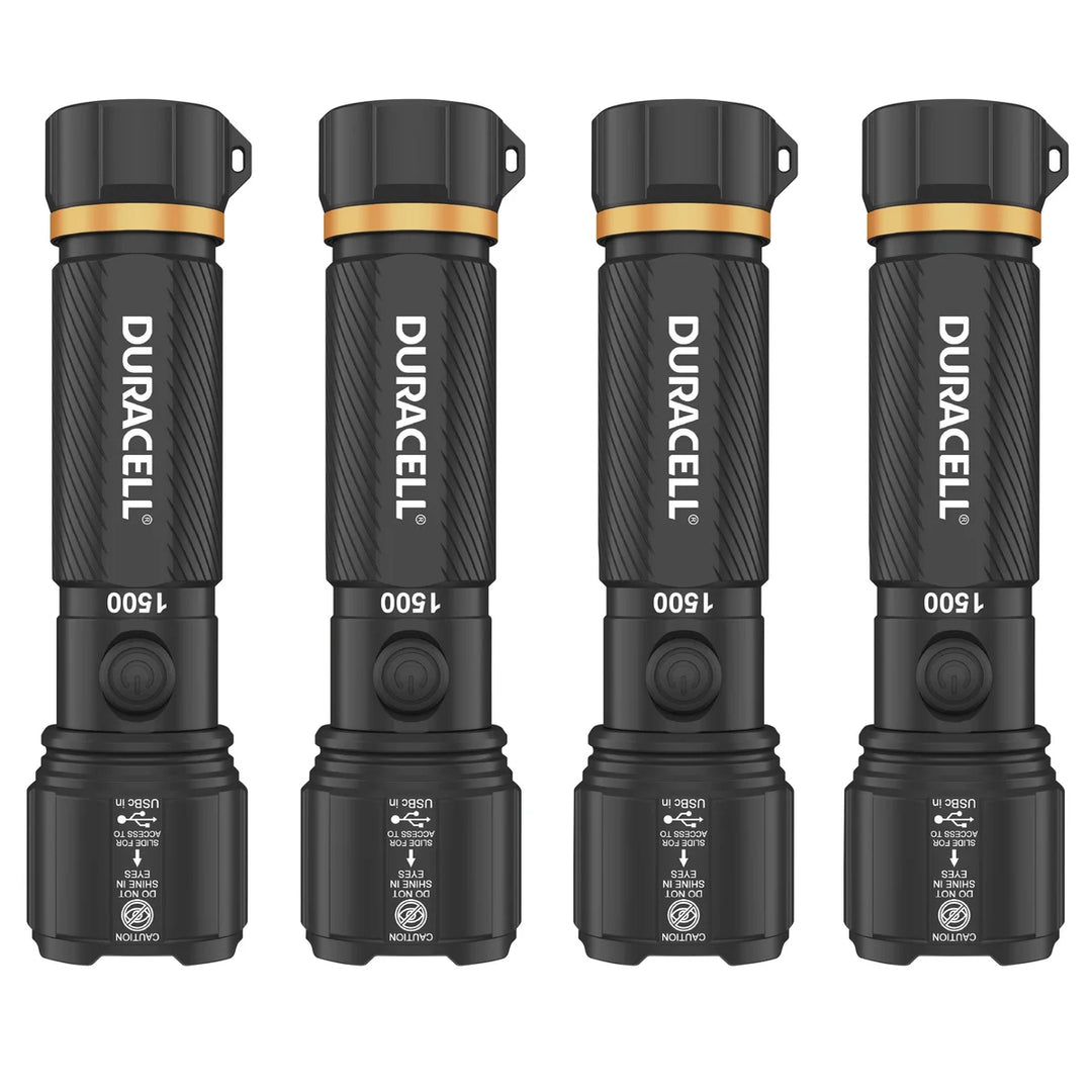 Duracell - Lampes torches 1500 lumens, paquet de 4