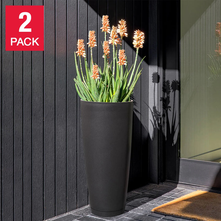 Veradek - Jardinière ronde de 28 po, paquet de 2