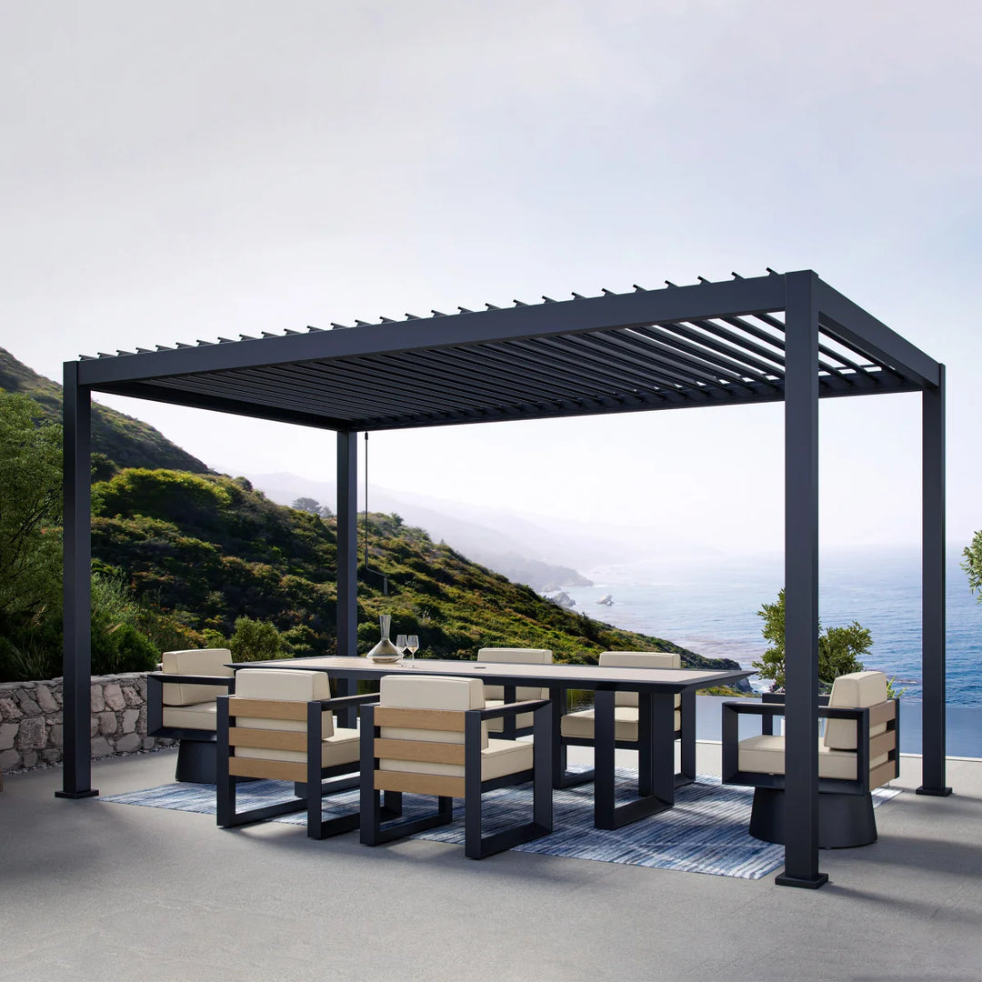 Mirador Adjustable Louvered Aluminum Pergola