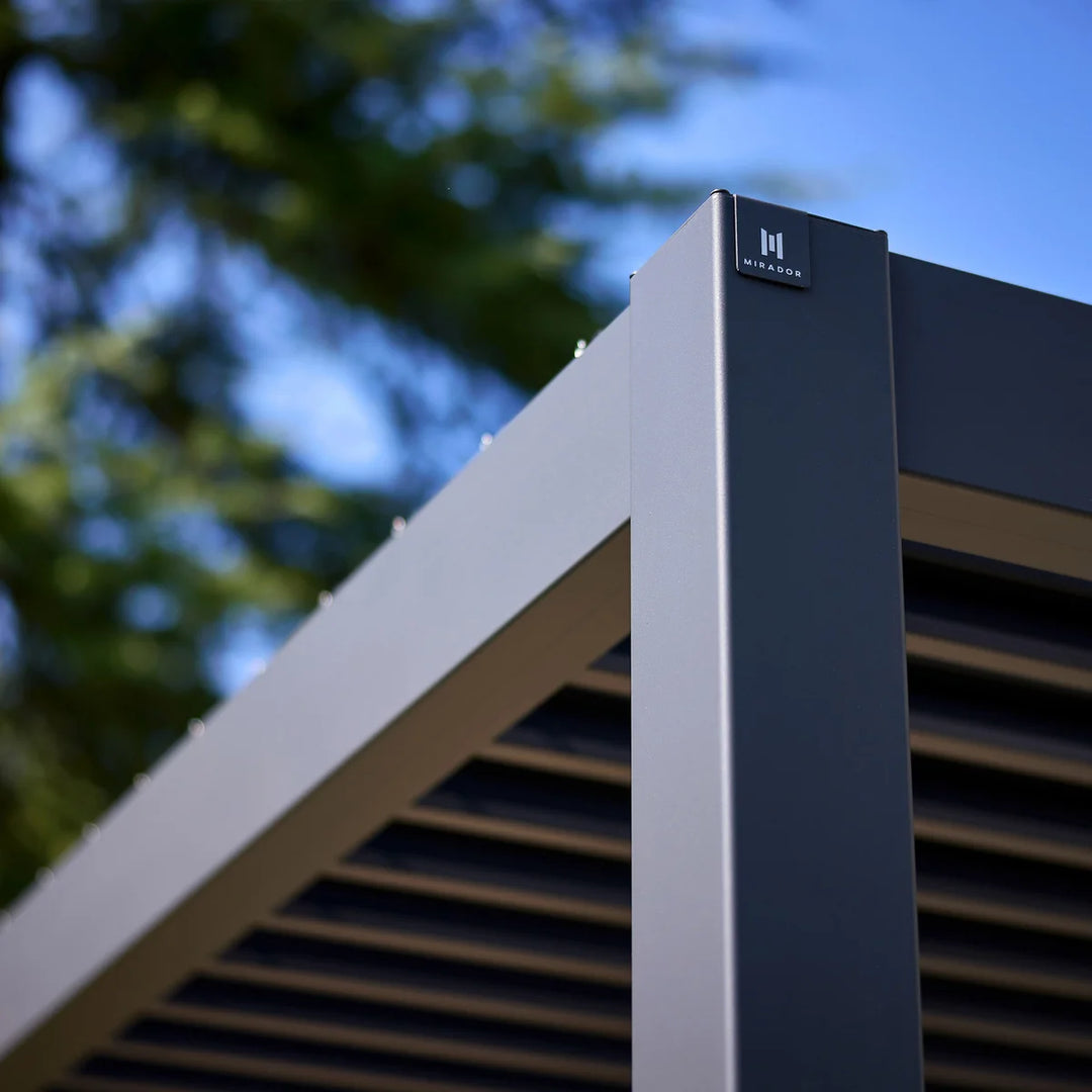 Mirador Adjustable Louvered Aluminum Pergola