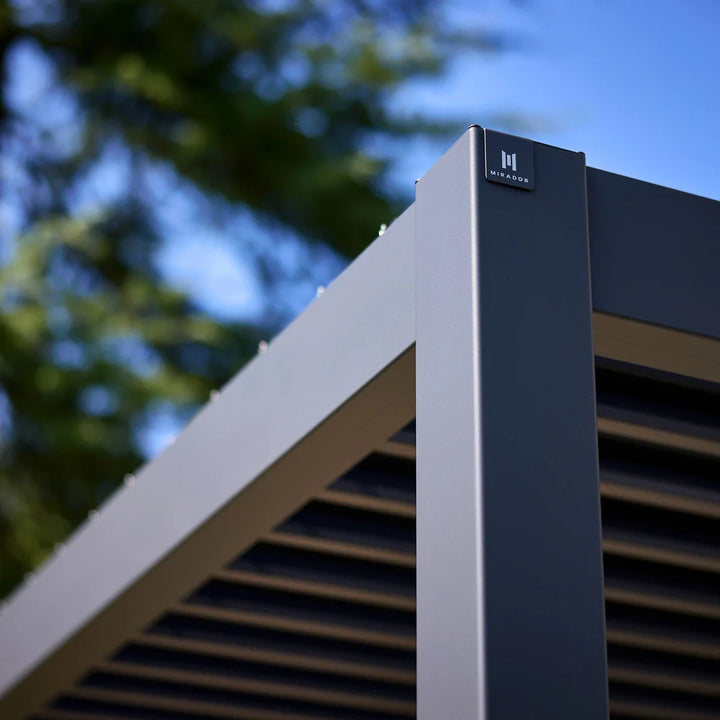 Mirador Adjustable Louvered Aluminum Pergola