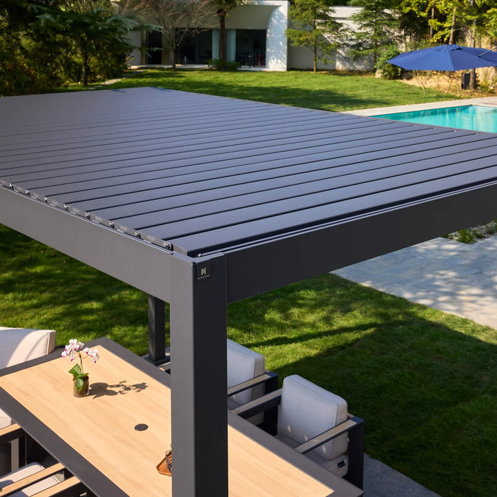 Mirador Adjustable Louvered Aluminum Pergola