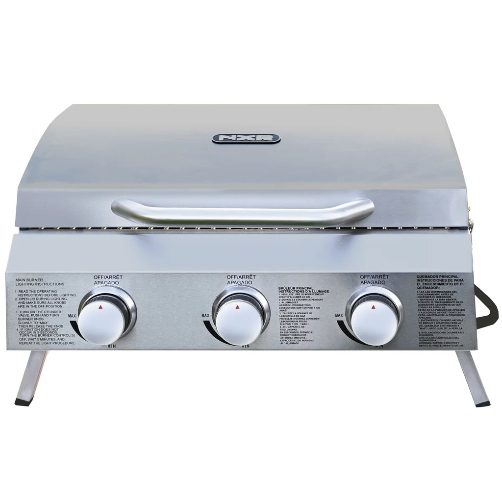NXR - 24,000 BTU 3-Burner Portable Propane Grill – CHAP Aubaines