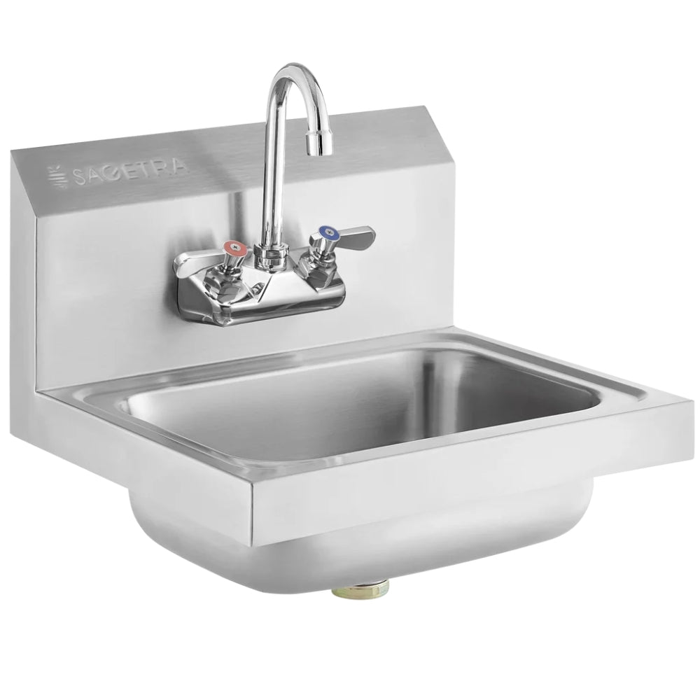 Sagetra - Wall-Mounted Single Bowl Sink