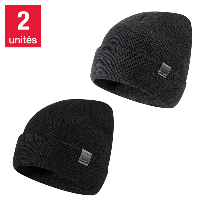 Bench - Tuques unisexes, paquet de 2