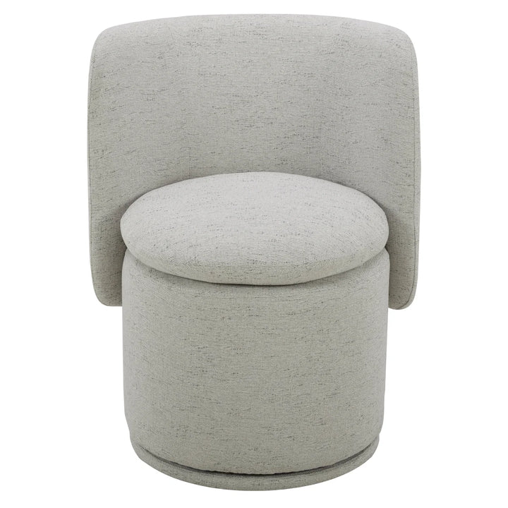 Aiden & Ivy - Chaise de salle à manger pivotante en tissu