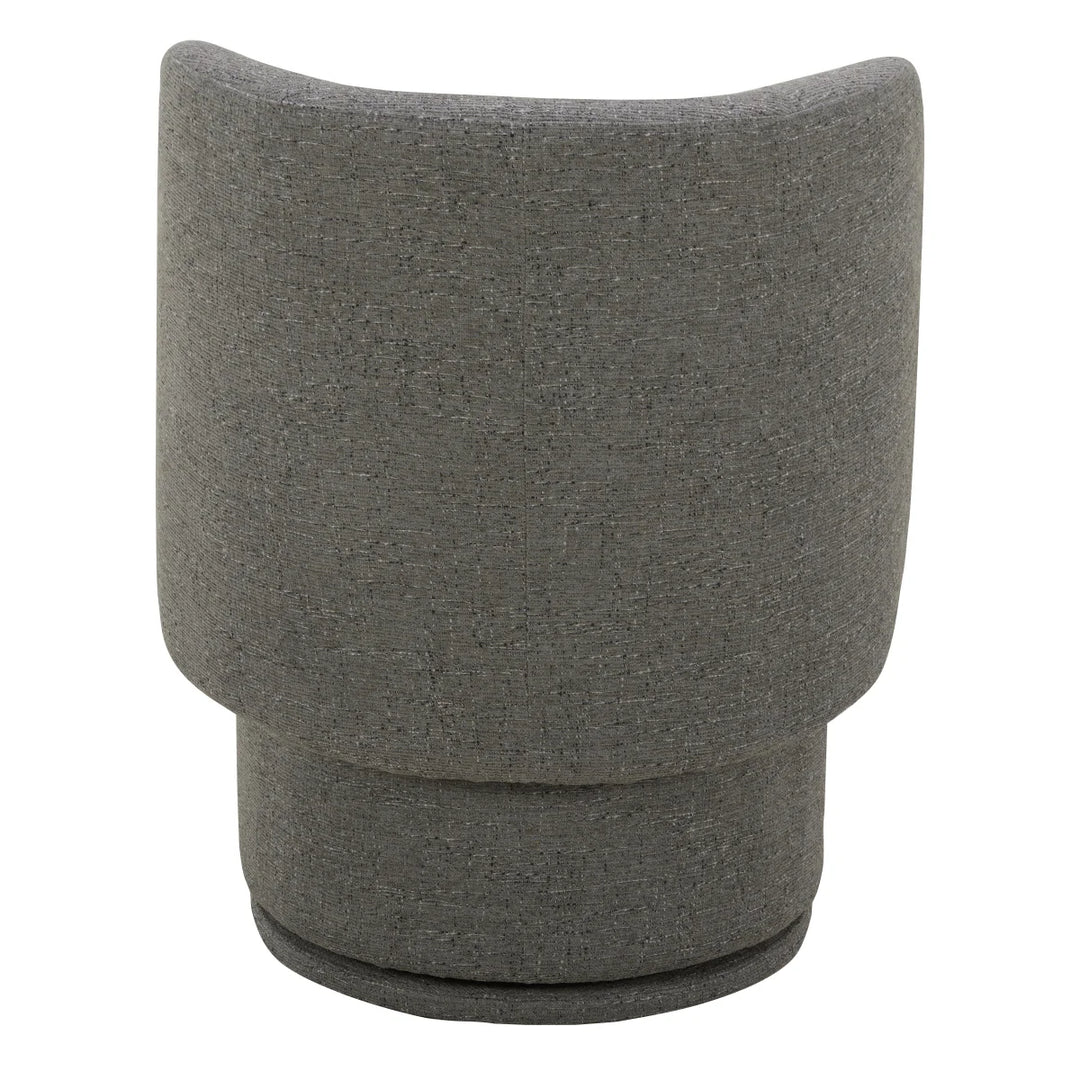 Aiden & Ivy - Chaise de salle à manger pivotante en tissu