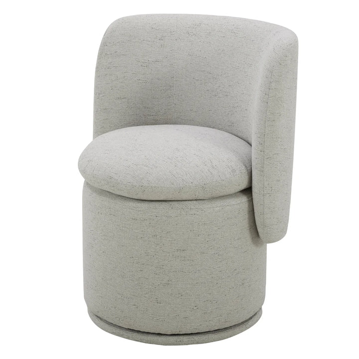 Aiden & Ivy - Chaise de salle à manger pivotante en tissu