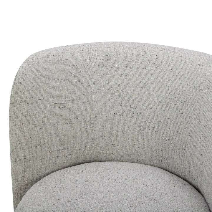 Aiden & Ivy - Chaise de salle à manger pivotante en tissu