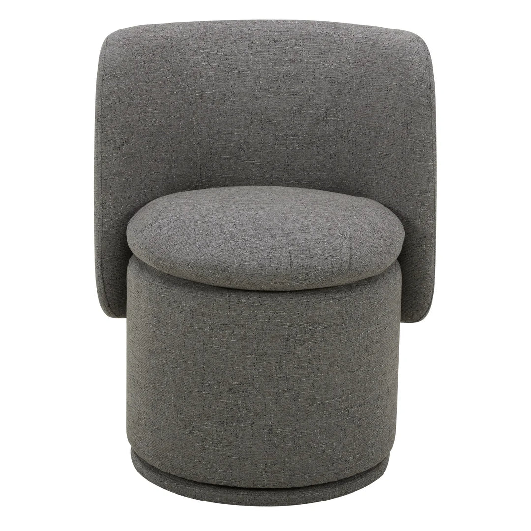 Aiden & Ivy - Chaise de salle à manger pivotante en tissu