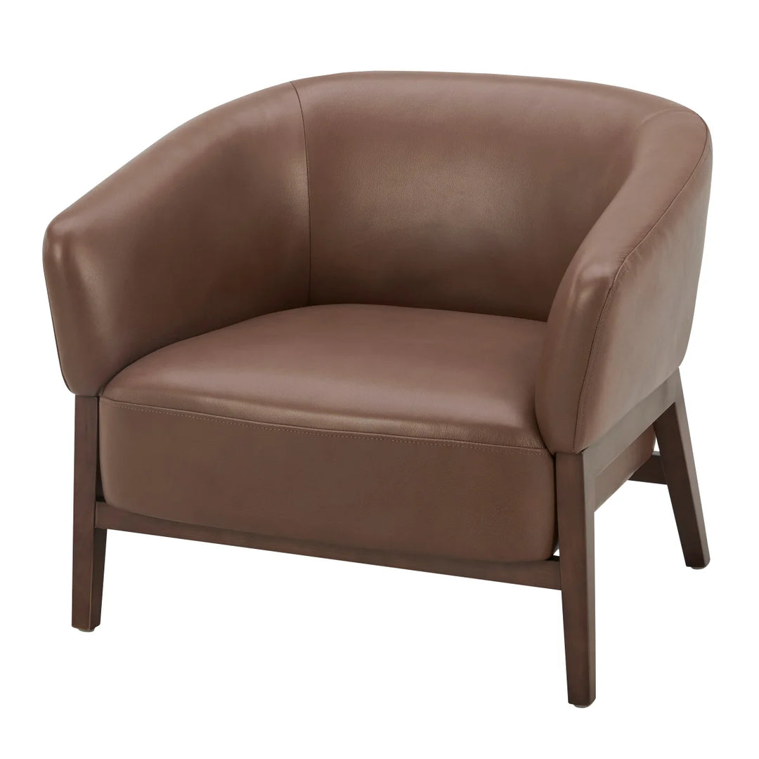 Aiden & Ivy - Fauteuil en cuir pleine fleur