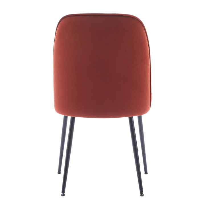 Wulin - Ensemble de 2 chaises de salle à manger en tissu