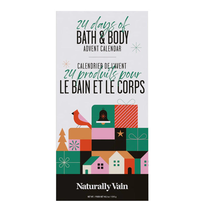 Naturally Vain 24 Days of Bath and Body Advent Calendar
