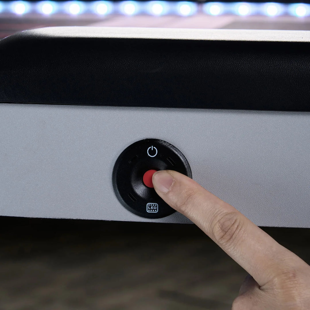 Home deluxe table de poker led flush - 213 x 106 x 78 cm - avec éclairage led | table de jeu table de poker casino Home deluxe table de poker led flush - 213 x 106 x 78 cm - avec éclairage led | table de jeu table de poker casino