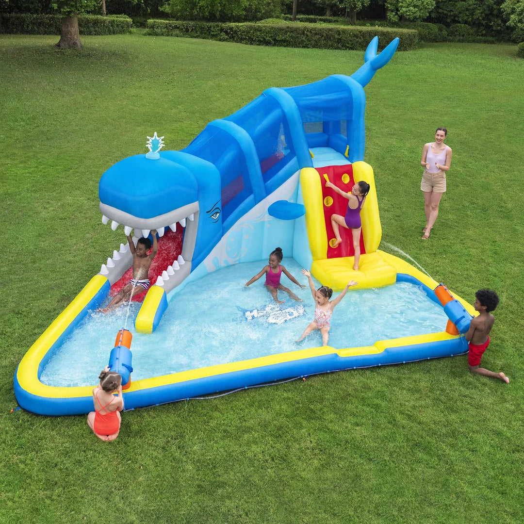 H2OGO! - Parc aquatique gonflable géant pour enfants Whales 'n Waves