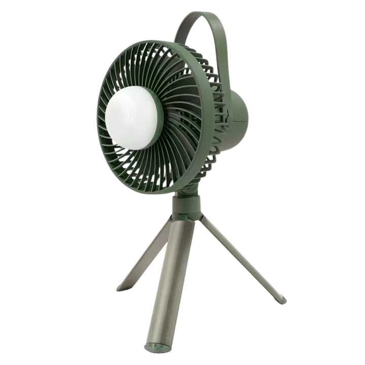 Camelion - Ventilateur de camping rechargeable avec lumière DEL