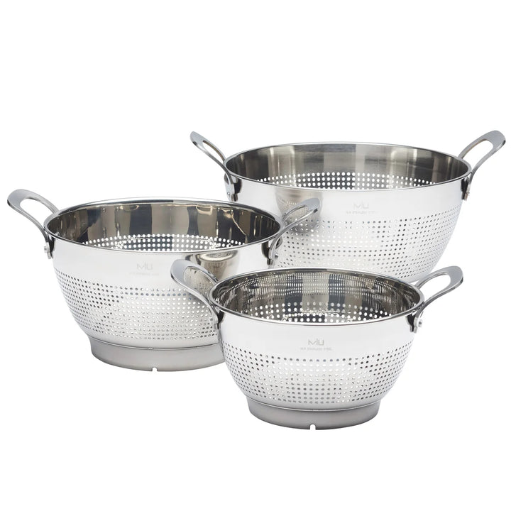 MIU 3-Piece Stainless Steel Colander Set